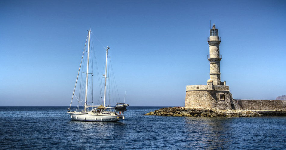 Chania Old Port - Rent a car in Crete with Monza