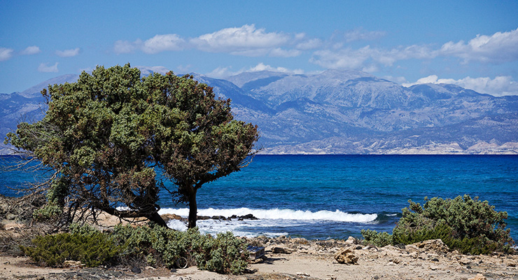 View of Chrissi Island in Ierapetra
